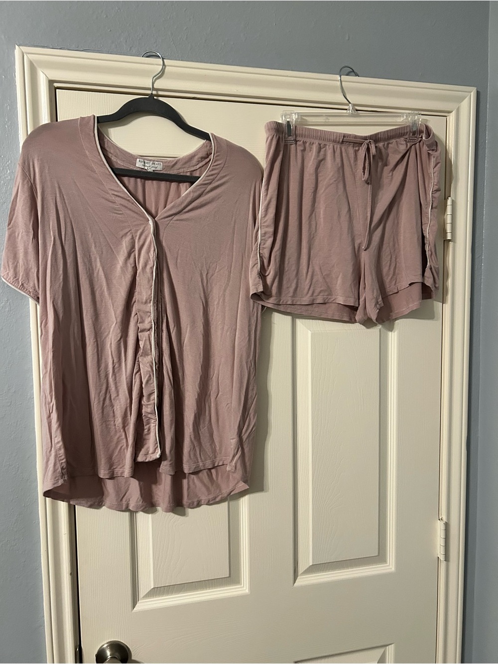 Barefoot Dreams Two-Piece Pajama Set - Dusty Mauve